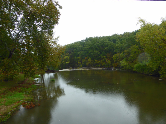 View from Cataract Falls Bridge