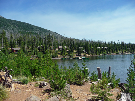 Olallie Lake Resort dock 