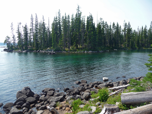 Waldo Lake near North Waldo boat launch