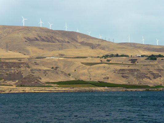 Vineyards wind farm Columbia River OR