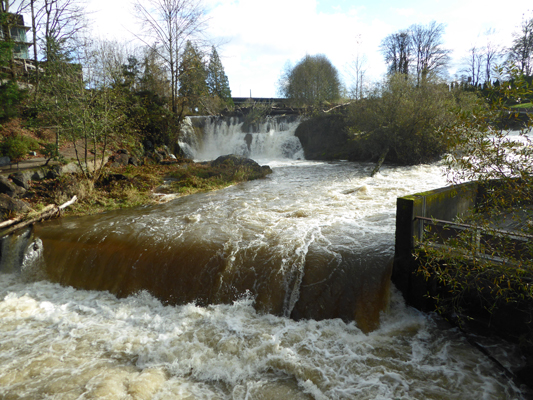 Upper Tumwater Falls left