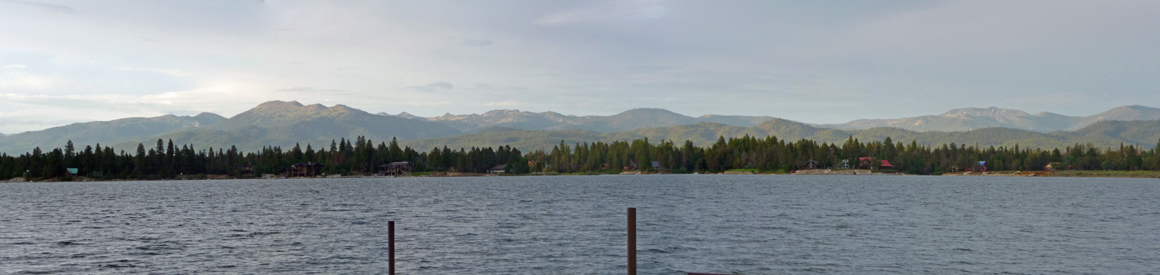 View east from Buttercup boat ramp Lake Cascade OR