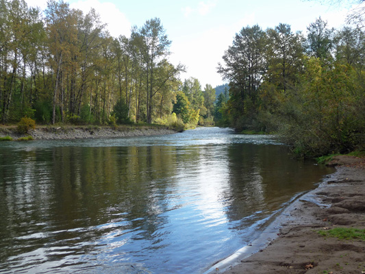 South Santiam River at Waterloo Park Waterloo OR