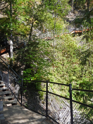 Stairs at Toketee Falls OR