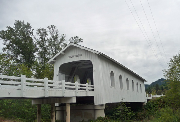 Grave Creek Covered Bridge OR