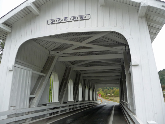 Grave Creek Covered Bridge OR