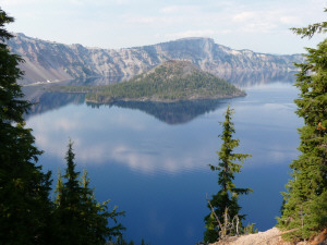 Wizard Island at Crater Lake