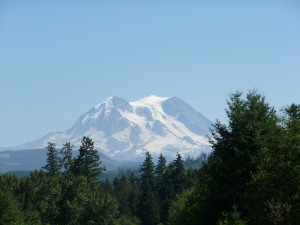 Mt Rainier from the west