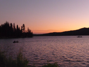 Sunset at Diamond Lake, OR