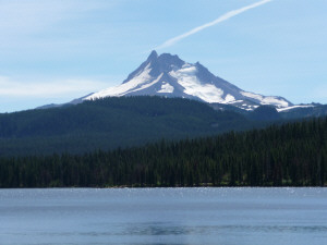 Mt Jefferson from Olallie Lake