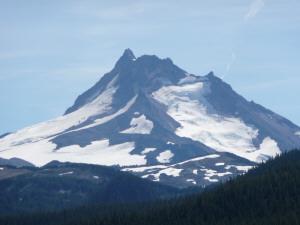 Mt Jefferson from the trail