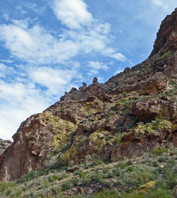 Balancing rocks Arch Canyon