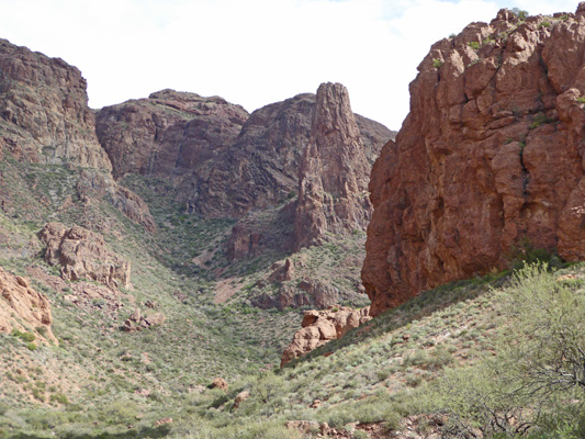 Magma spires Arch Canyon