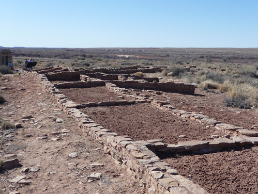 Puerco Pueblo foundations