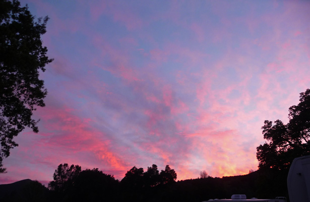 Sunset Pinnacles National Park