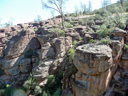 Canyon above Bear Gulch Caves Pinnacles NP