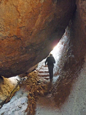 Up out of Bear Gulch Talus Cave Pinnacles NP