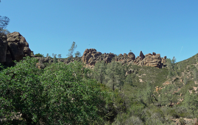 High Peaks Trail view Pinnacles NP