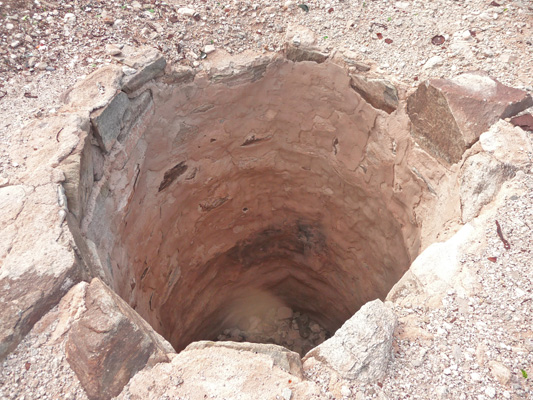 Well at Tumco Mine site Winterhaven CA