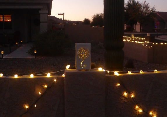 Tall luminaria