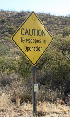 Caution Telescopes in Operation