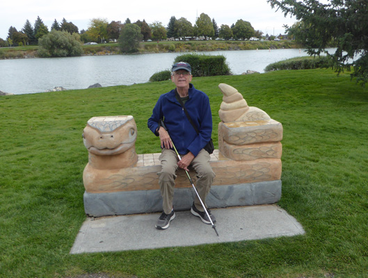 Walter Cooke rattlesnake bench