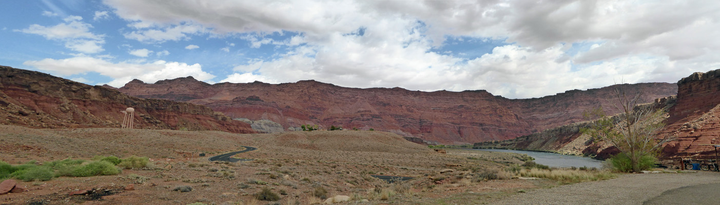 Lees Ferry Campground view