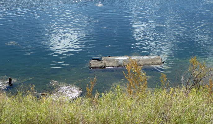 Remains of Charles H Spencer Steamboat