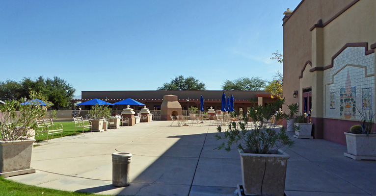 Rancho Resort back patio