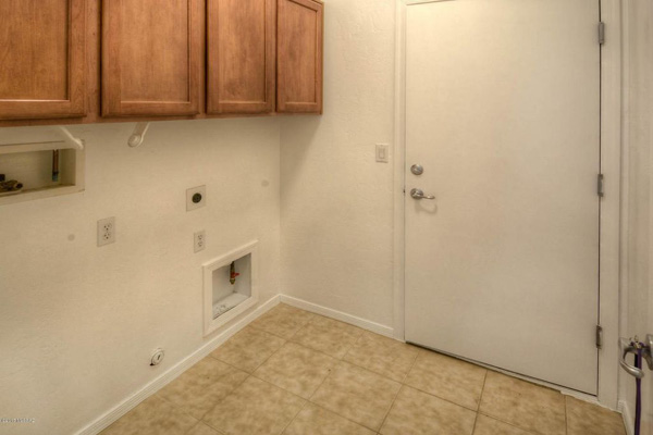 Empty laundry room