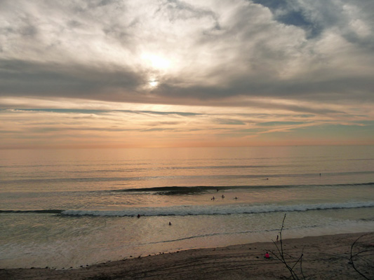 Pre-sunset Carlsbad State Beach