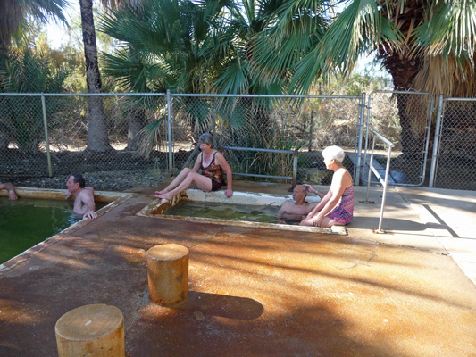 Small cooler pool at Holtville Hot Spring