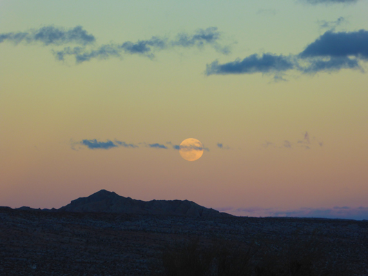 Moonrise Agua Caliente Regional park