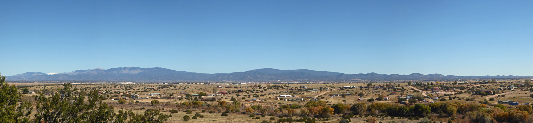 La Cieneguilla Petroglyphs view