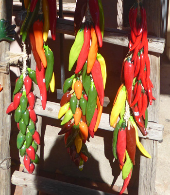 ceramic chilies