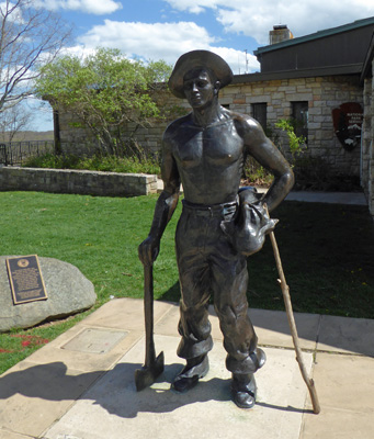 CCC "Boy" statue Shenandoah NP