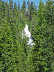 Silver Falls from trailhead at Silver Falls Campground WA