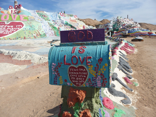 God' Mailbox Salvation Mountain Slab City CA