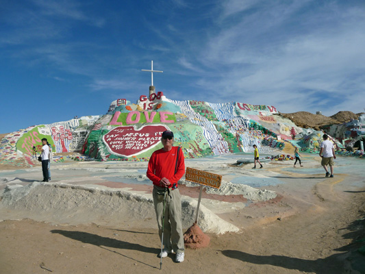 Walter Cooke Salvation Mountain Slab City CA