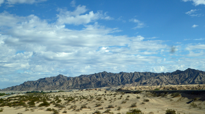 Castle Dome Mts north of Yuma