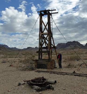 Castle Dome Mine head frame