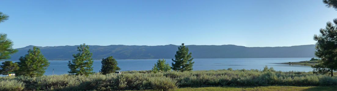 View from host site Sugarloaf Campground ID