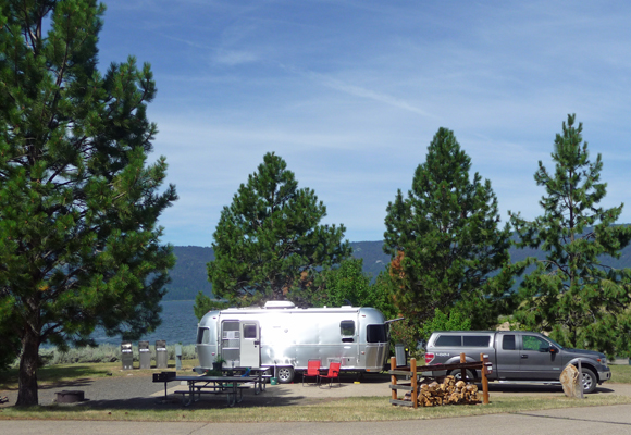 Host site at Sugarloaf Campground ID