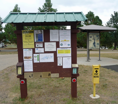 Registration Kiosk at Sugarloaf Campground