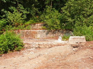 Remains of Stamp Mill at Sunset Mine