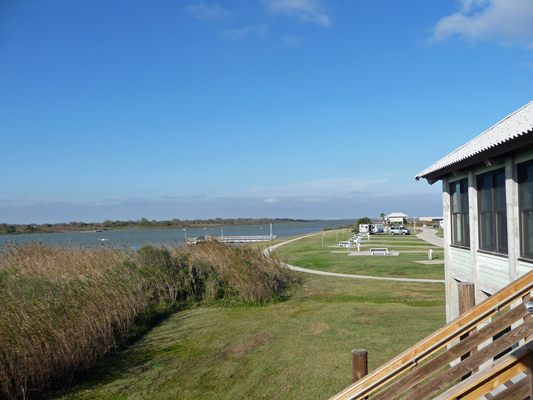 view from deck Matagorda Nature Center