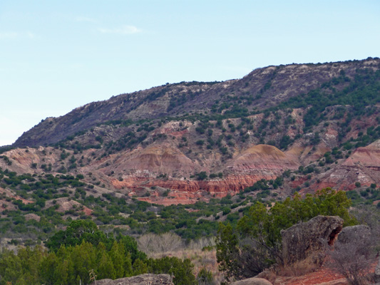 Equestrian Campground view Palo Duro Canyon