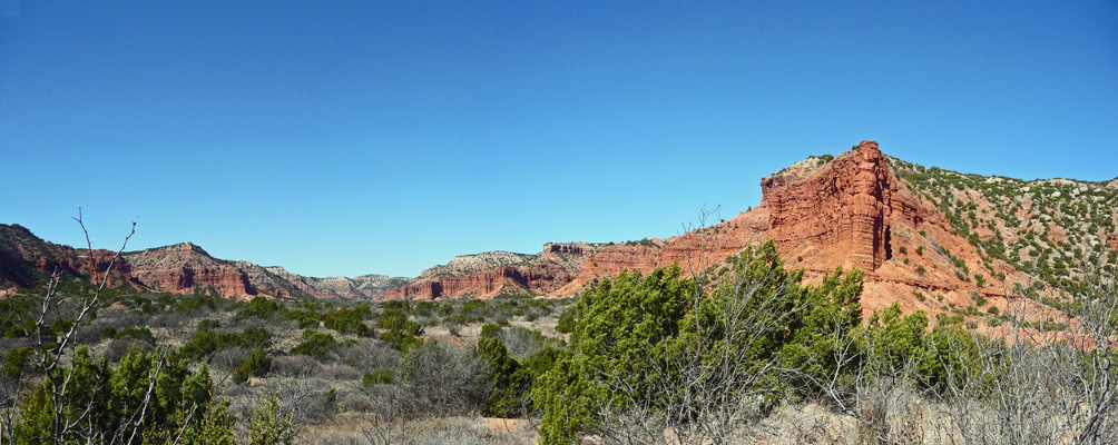 Upper Canyon Loop view Caprock Canyons