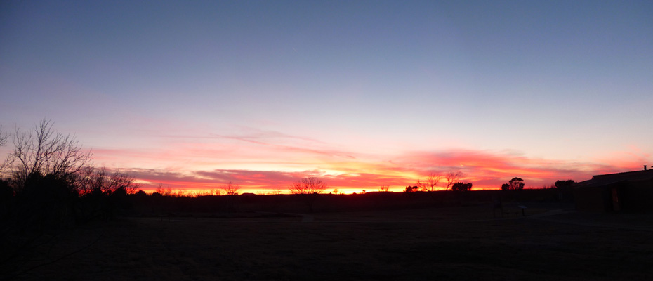 Sunset Caprock Canyons SP