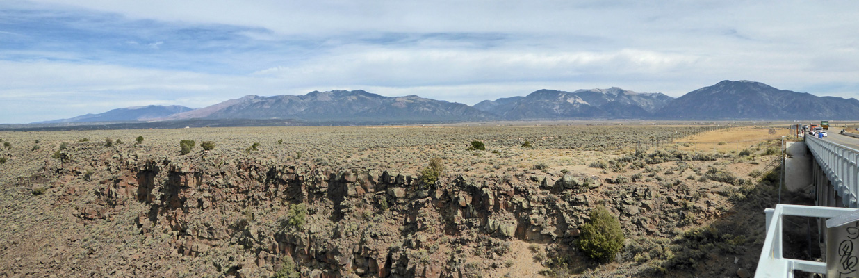 Mountains from Rio Grande Gorge